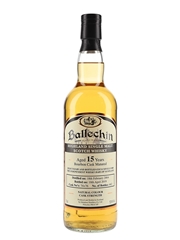 Ballechin 2004 15 Year Old Bourbon Cask Strength Bottled 2019 - The Independent Whisky Bars Of Scotland 70cl / 52%