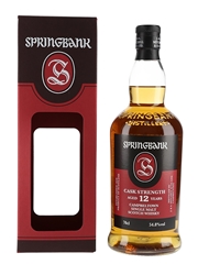 Springbank 12 Year Old Cask Strength Bottled 2018 70cl / 54.8%