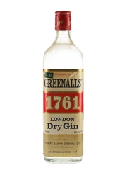 Greenall's 1761 Bottled 1960s 75cl / 40%