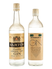 Barton London Dry Gin & Sainsbury's Dry Gin