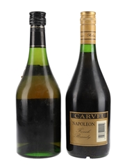 Carvel Napoleon & Mon Bijou VSOP Bottled 1970s & 1980s 2 x 70cl / 39%