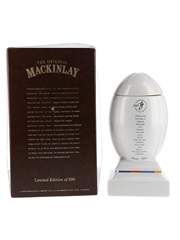 The Original Mackinlay Gilbert International Rugby Ball 1991 Wade Ceramic 75cl / 43%