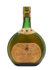 J Lomerie 3 Star Armagnac Bottled 1960s 75cl / 40%