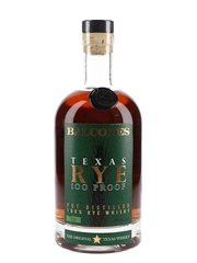 Balcones Texas Rye 100 Proof Bottled 2018 - 10th Anniversary 70cl / 50%