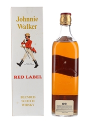 Johnnie Walker Red Label Bottled 1960s - Belgium 75cl / 43%