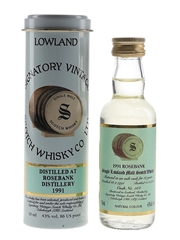 Rosebank 1991 12 Year Old Bottled 2003 - Signatory Vintage 5cl / 43%