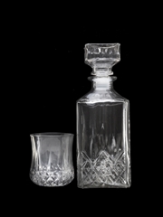 6th Avenue Glass Whiskey Decanter Set  