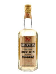 Booth's Finest Dry Gin Bottled 1957 75cl / 40%