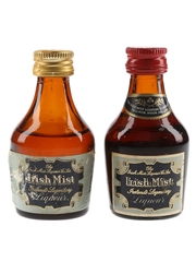 Irish Mist Bottled 1970s & 1980s 2 x 2.8cl-5cl / 40%