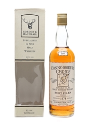 Port Ellen 1974 Connoisseurs Choice Bottled 1991 - Gordon & MacPhail 70cl / 40%