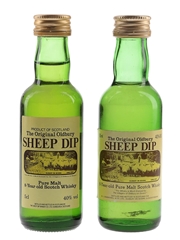 Sheep Dip 8 Year Old Bottled 1980s-1990s 2 x 5cl / 40%