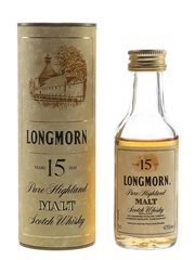 Longmorn 15 Year Old Bottled 1980s 5cl / 43%