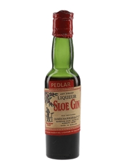 Hawker's Pedlar Brand Sloe Gin Bottled 1950s 5cl / 25%