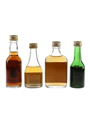 Capa Negra, Napoleon, Rostand & Richot Bottled 1970s & 1980s 4 x 5cl / 40%