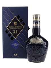 Royal Salute 21 Year Old The Signature Blend Bottled 2021 - Wade Porcelain Flagon 70cl / 40%