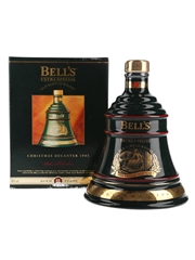 Bell's Christmas 1995 Ceramic Decanter