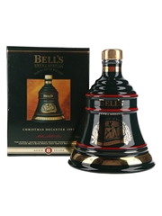 Bell's Christmas 1994 Ceramic Decanter