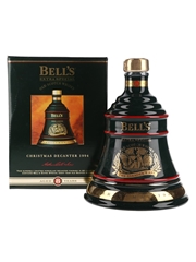 Bell's Christmas 1994 Ceramic Decanter
