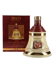 Bell's Christmas 1996 Ceramic Decanter