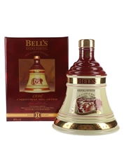 Bell's Christmas 1996 Ceramic Decanter Ingredients Of Quality 70cl / 40%