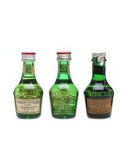 Benedictine DOM Liqueur Miniatures Bottled 1960s - 1970s 3 x 3cl / 40%