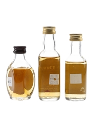 Dimple, Poit Dhubh & 100 Pipers Bottled 1990s 3 x 5cl