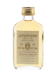 Glenury Royal 12 Year Old Bottled 1980s - Gordon & MacPhail 5cl / 40%