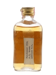 Waldorf Astoria 8 Year Old Bottled 1930s - Sponsored Imports Inc. 4.7cl / 43%