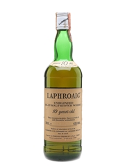 Laphroaig 10 Year Old Bottled 1980s - Francesco Cinzano 75cl / 43%