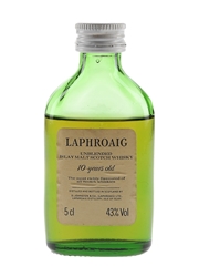 Laphroaig 10 Year Old Unblended Bottled 1980s 5cl / 43%