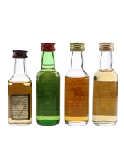 Assorted Blended Whisky Bottled 1980s 4 x 5cl