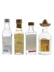 Cazadores, Lajita, Sierra & Sauza Tequila Bottled 1990s - 2000s 4 x 4cl-5cl