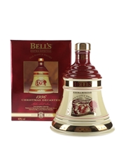 Bell's Christmas 1996 Ceramic Decanter Ingredients Of Quality 70cl / 40%