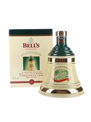 Bell's Christmas 1998 Ceramic Decanter