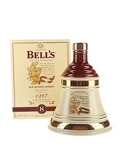 Bell's Christmas 1997 Ceramic Decanter