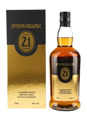 Springbank 21 Year Old Bottled 2021 70cl / 46%