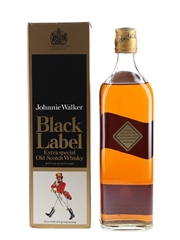 Johnnie Walker Black Label Extra Special Bottled 1980s - Duty Free 75cl