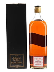 Johnnie Walker Black Label 12 Year Old Bottled 1990s - Duty Free 114cl / 43.5%