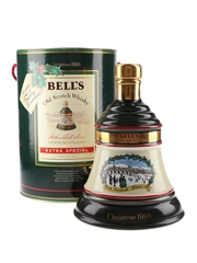 Bell's Christmas 1989 Ceramic Decanter