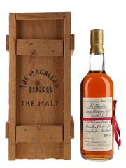 Macallan 1938 Handwritten Label Bottled 1980s - Gordon & MacPhail 75cl / 43%