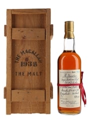 Macallan 1938 Handwritten Label