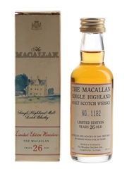 Macallan 1966 26 Year Old Limited Edition Bottle Number 1182 5cl / 43%