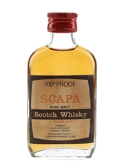 Scapa 8 Year Old 100 Proof Bottled 1970s - Gordon & MacPhail 5cl / 57%