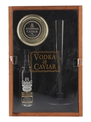 Smirnoff Black Label Vodka And Caviar Glass Set