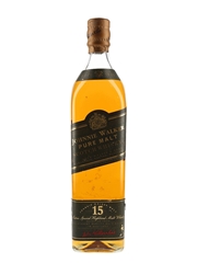 Johnnie Walker 15 Year Old Pure Malt Green Label Bottled 1990s - South African Import 75cl / 43%