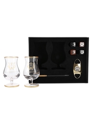 Craft Irish Whiskey Co Glasses and Cigar Cutter Set