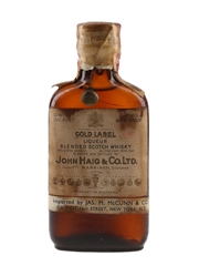 John Haig & Co. Gold Label 8 Year Old Spring Cap
