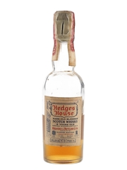 Hedges House 8 Year Old Bottled 1930s-1940s 4.7cl / 43%
