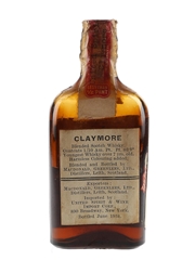 Claymore Rare 7 Year Old Bottled 1930s 4.7cl / 43.4%