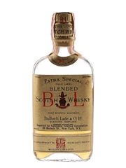 Bulloch Lade's Extra Special Gold Label Bottled 1930s-1940s - Equitable Trading Corporation 4.7cl / 43.4%